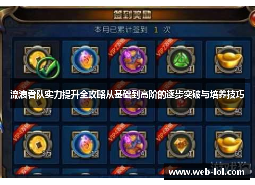 流浪者队实力提升全攻略从基础到高阶的逐步突破与培养技巧