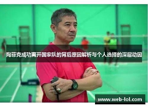 陶菲克成功离开国家队的背后原因解析与个人选择的深层动因